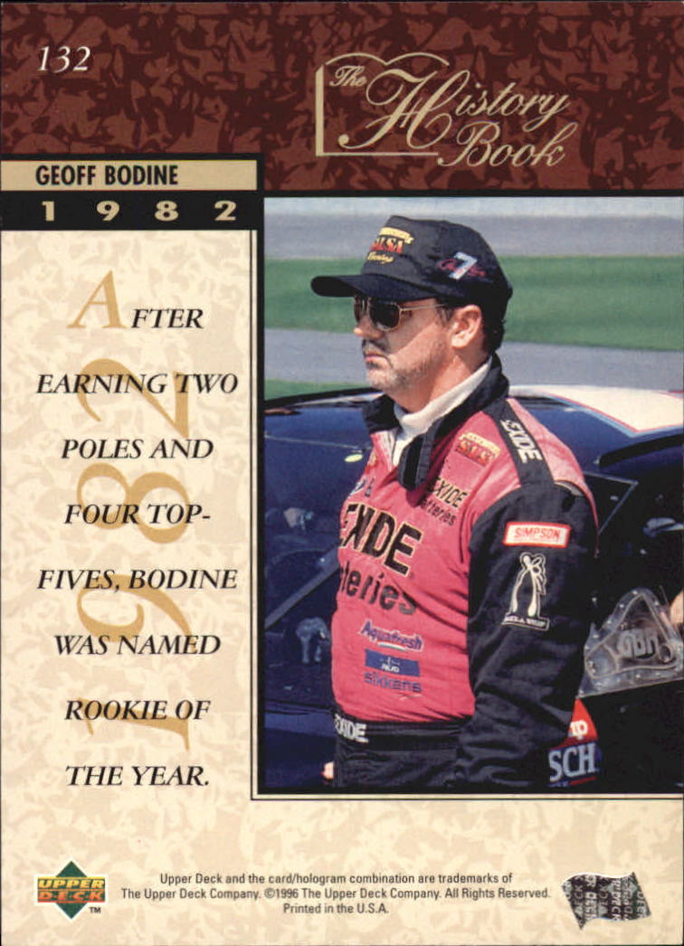 B0552- 1996 Upper Deck Racing Cards 1-150 +Inserts -You Pick- 15+ FREE US SHIP - Picture 255 of 295