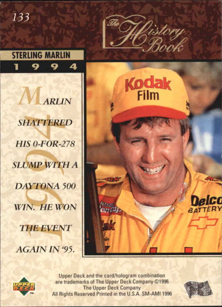 B0552- 1996 Upper Deck Racing Cards 1-150 +Inserts -You Pick- 15+ FREE US SHIP - Picture 257 of 295
