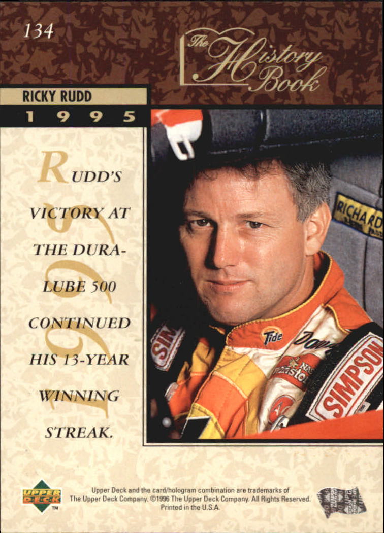 B0552- 1996 Upper Deck Racing Cards 1-150 +Inserts -You Pick- 15+ FREE US SHIP - Picture 259 of 295