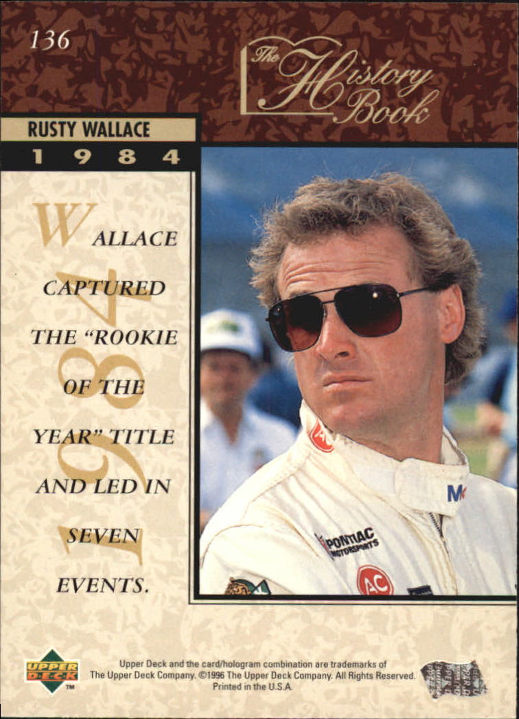 B0552- 1996 Upper Deck Racing Cards 1-150 +Inserts -You Pick- 15+ FREE US SHIP - Picture 263 of 295