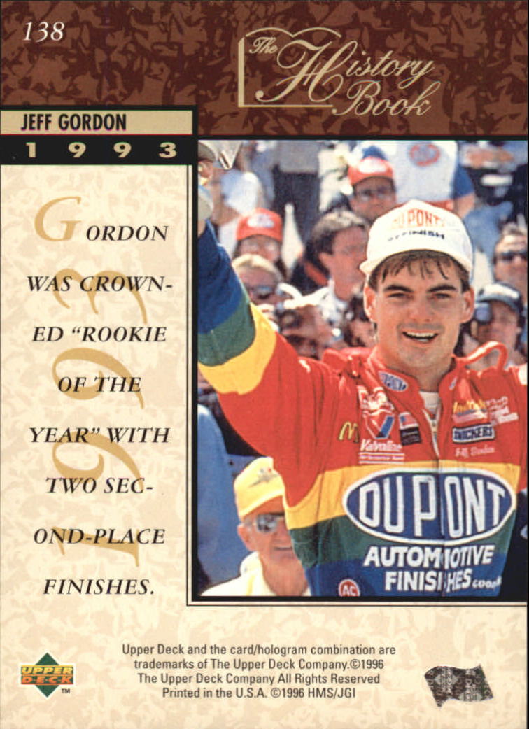 B0552- 1996 Upper Deck Racing Cards 1-150 +Inserts -You Pick- 15+ FREE US SHIP - Picture 267 of 295