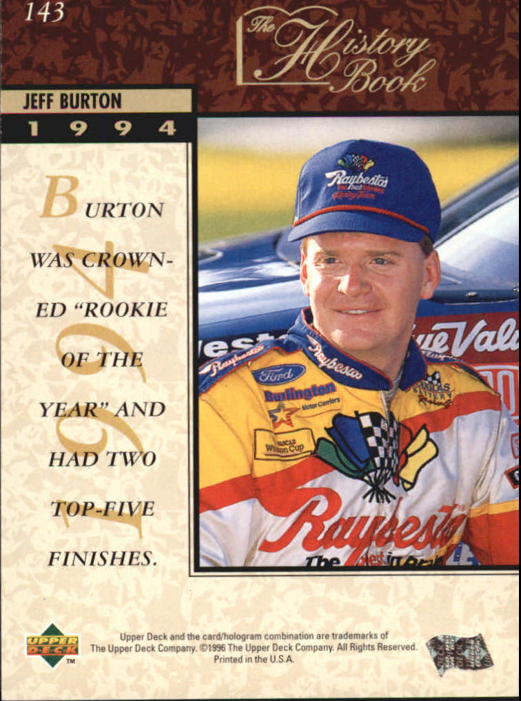 B0552- 1996 Upper Deck Racing Cards 1-150 +Inserts -You Pick- 15+ FREE US SHIP - Picture 277 of 295