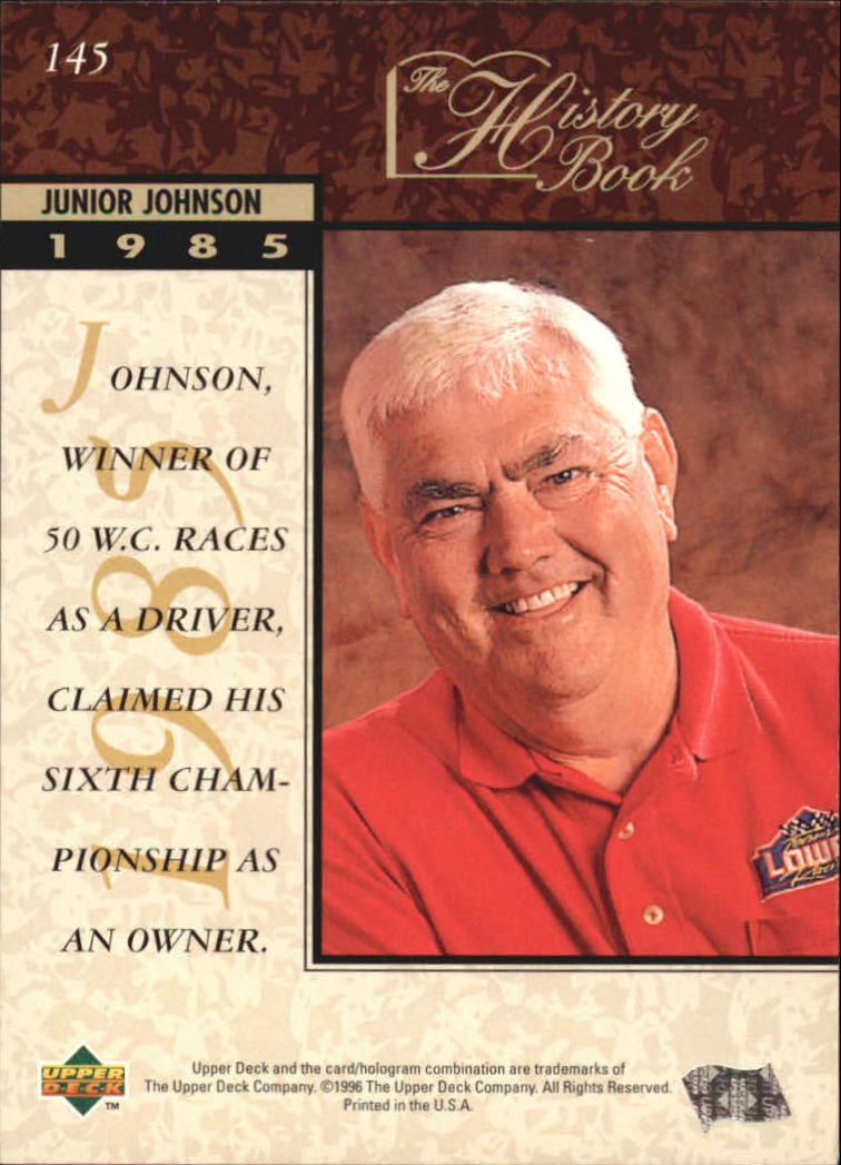B0552- 1996 Upper Deck Racing Cards 1-150 +Inserts -You Pick- 15+ FREE US SHIP - Picture 281 of 295