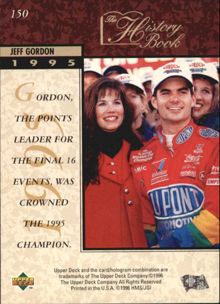 B0552- 1996 Upper Deck Racing Cards 1-150 +Inserts -You Pick- 15+ FREE US SHIP - Picture 291 of 295