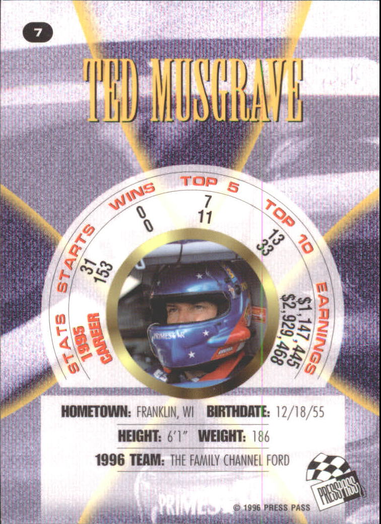 Sports Card Back
