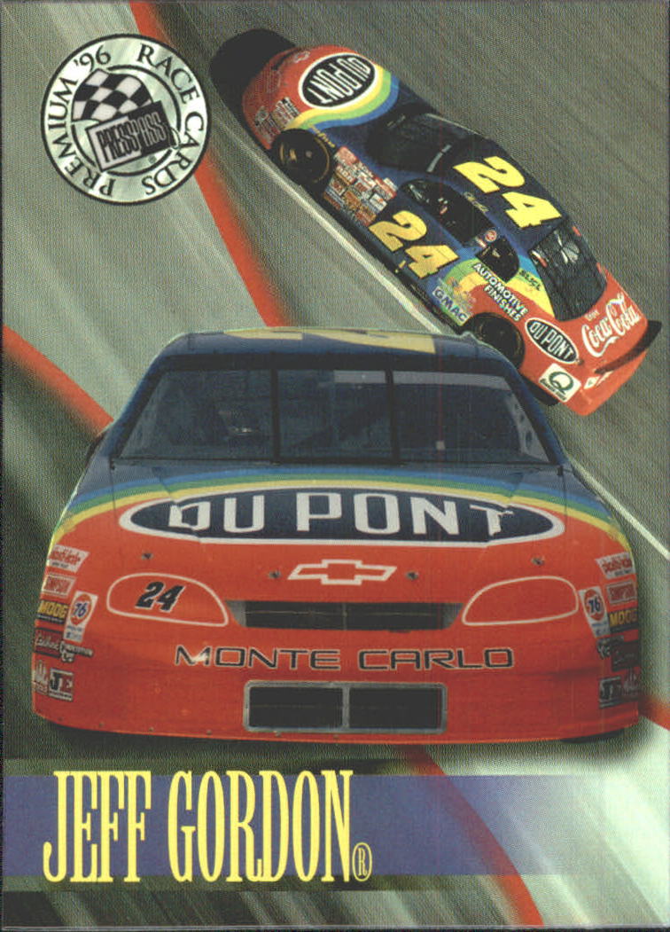 1996 Press Pass Premium Holofoil #34 Jeff Gordon's Car