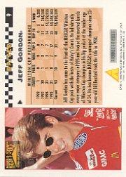 1996 Racer's Choice #9 Jeff Gordon back image