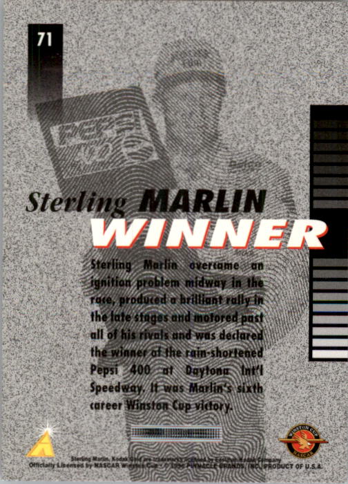 Sports Card Back