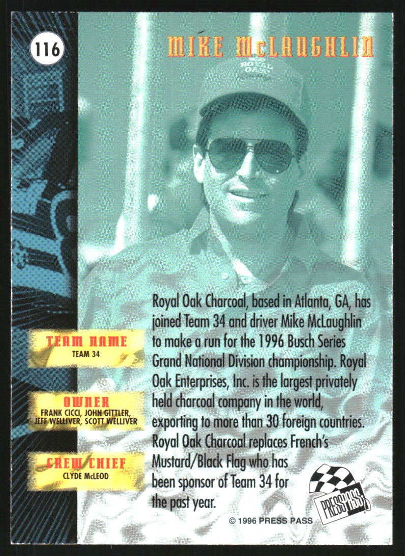 Sports Card Back