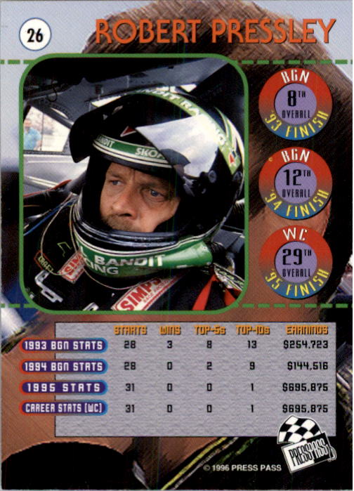 Sports Card Back