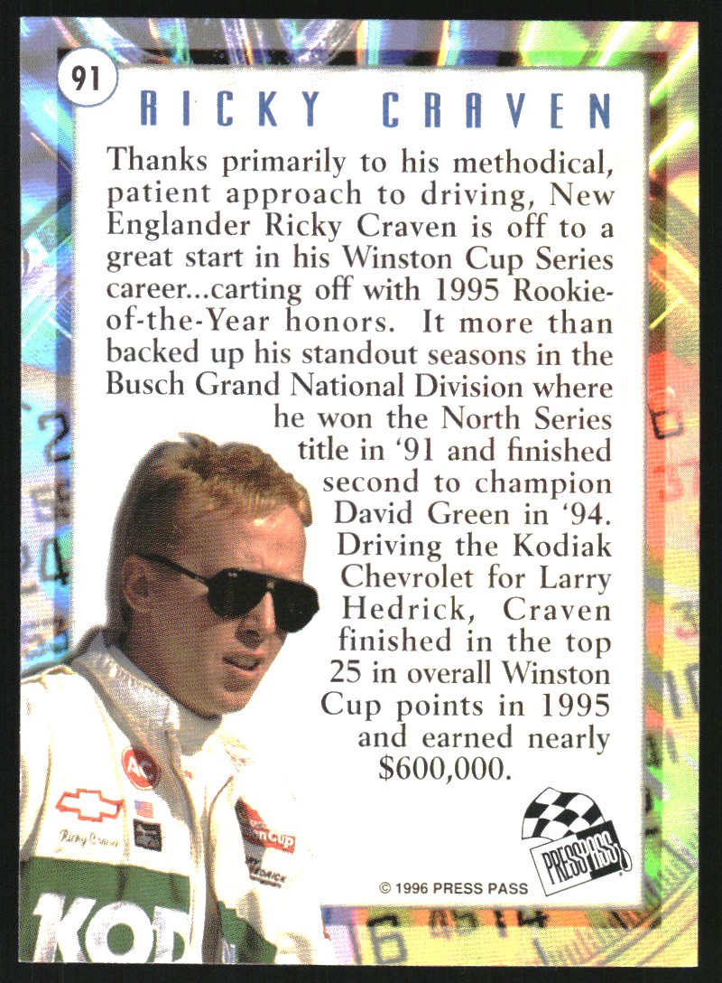 Sports Card Back