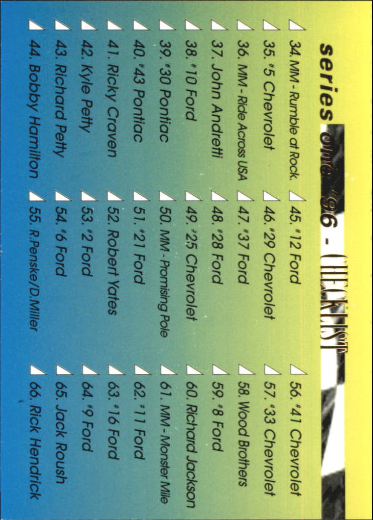 B7163- 1996 Maxx Rennen Karte #S 1-100 -du Pick- 15 + Gratis US Schiff - Bild 200 von 201