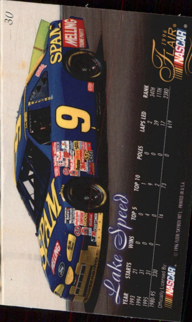 B6762- 1996 Flair Racing Card #s 1-100 -You Pick- 15+ FREE US SHIP - Picture 59 of 180