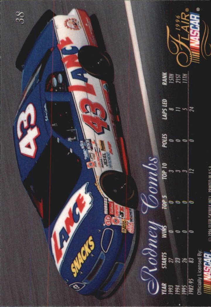 B6762- 1996 Flair Racing Card #s 1-100 -You Pick- 15+ FREE US SHIP - Picture 74 of 180