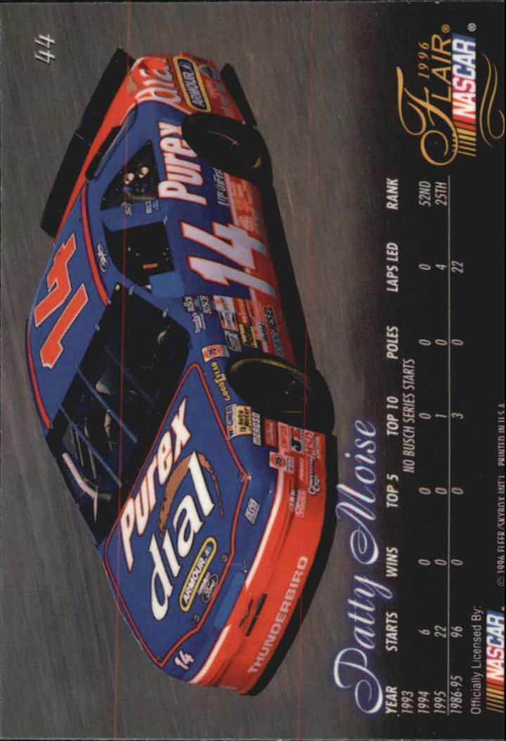 B6762- 1996 Flair Racing Card #s 1-100 -You Pick- 15+ FREE US SHIP - Picture 82 of 180