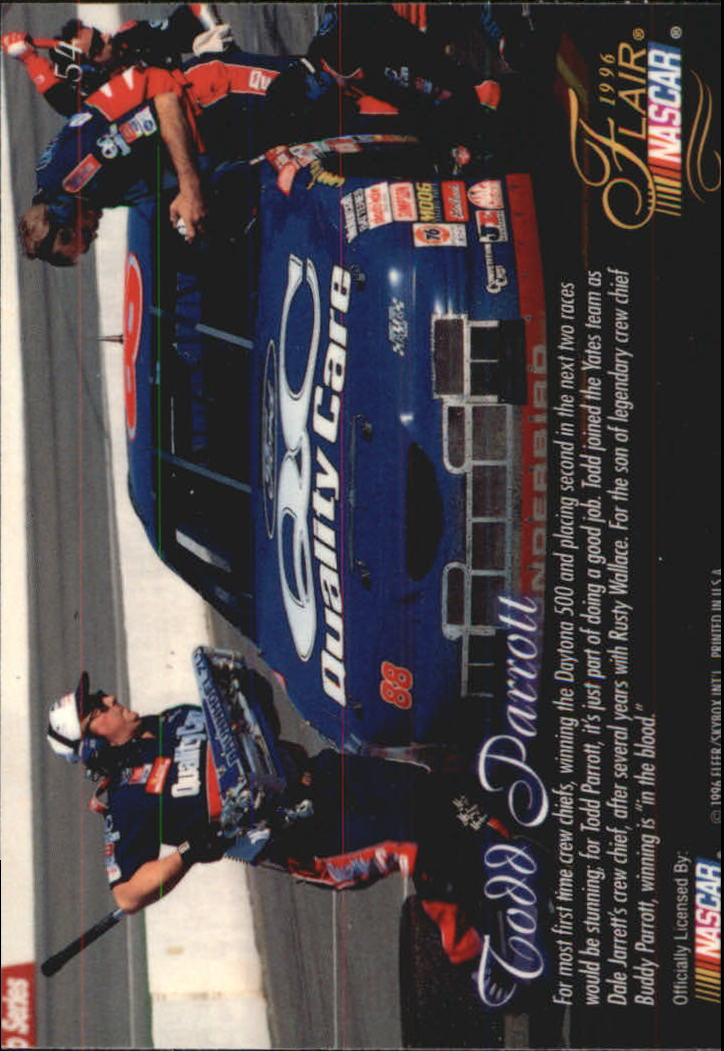 B6762- 1996 Flair Racing Card #s 1-100 -You Pick- 15+ FREE US SHIP - Picture 100 of 180