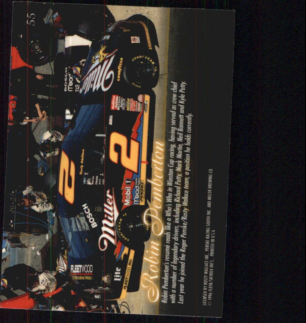 B6762- 1996 Flair Racing Card #s 1-100 -You Pick- 15+ FREE US SHIP - Picture 102 of 180
