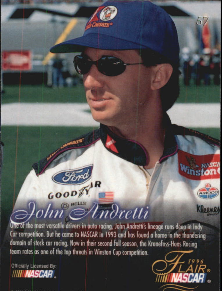 B6762- 1996 Flair Racing Card #s 1-100 -You Pick- 15+ FREE US SHIP - Picture 106 of 180