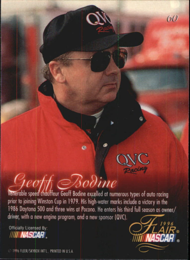 B6762- 1996 Flair Racing Card #s 1-100 -You Pick- 15+ FREE US SHIP - Picture 110 of 180
