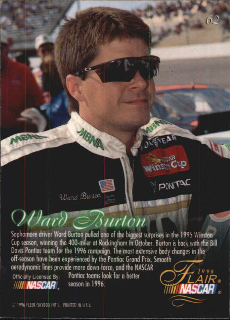 B6762- 1996 Flair Racing Card #s 1-100 -You Pick- 15+ FREE US SHIP - Picture 114 of 180