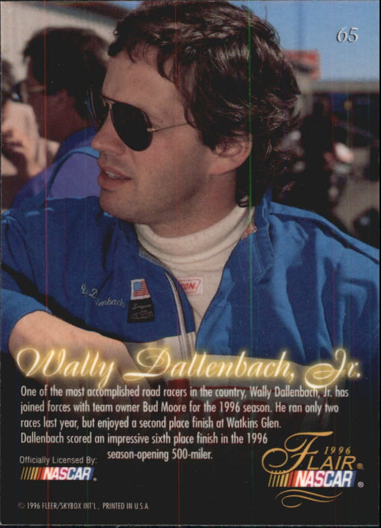 B6762- 1996 Flair Racing Card #s 1-100 -You Pick- 15+ FREE US SHIP - Picture 120 of 180