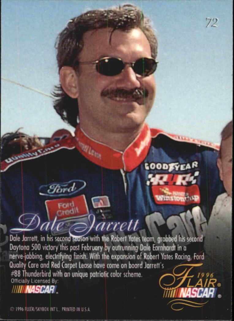 B6762- 1996 Flair Racing Card #s 1-100 -You Pick- 15+ FREE US SHIP - Picture 132 of 180