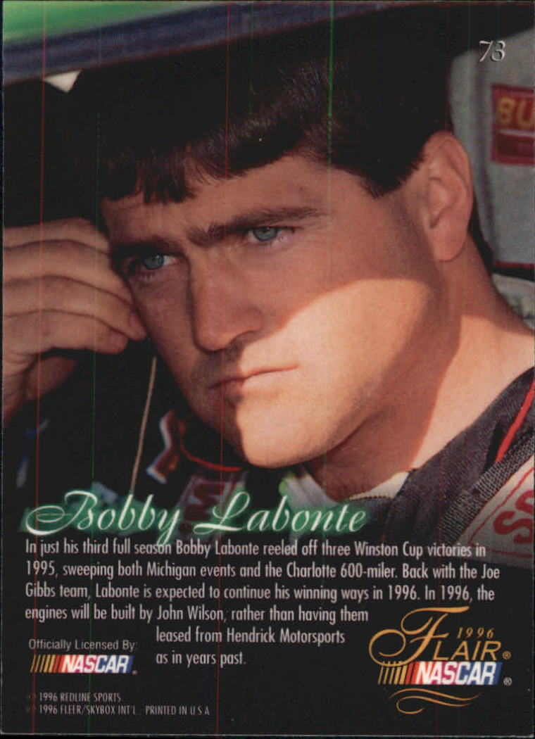 B6762- 1996 Flair Racing Card #s 1-100 -You Pick- 15+ FREE US SHIP - Picture 134 of 180