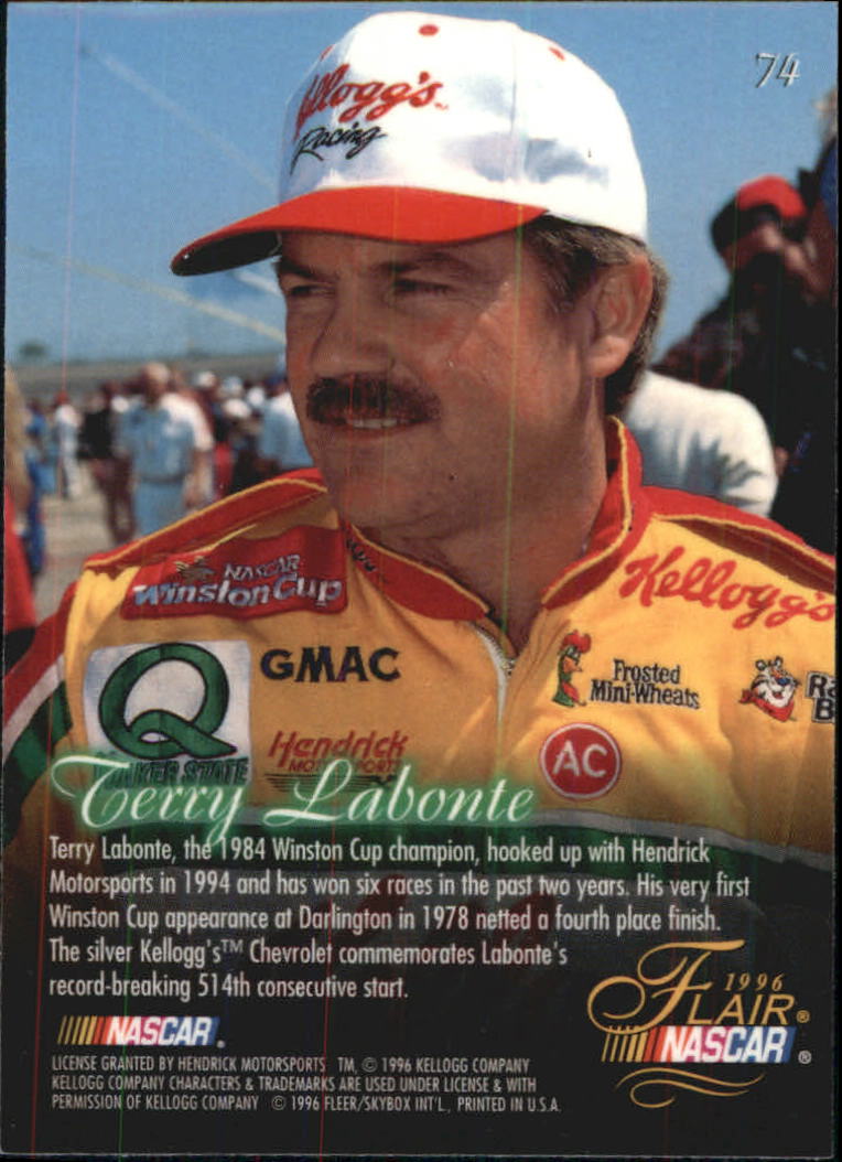 B6762- 1996 Flair Racing Card #s 1-100 -You Pick- 15+ FREE US SHIP - Picture 136 of 180