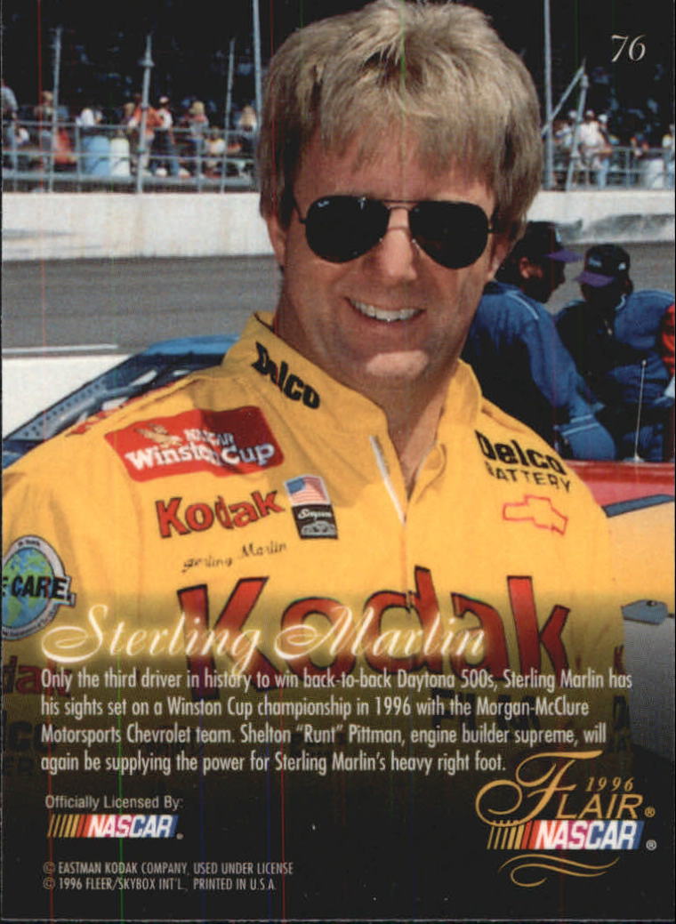 B6762- 1996 Flair Racing Card #s 1-100 -You Pick- 15+ FREE US SHIP - Picture 138 of 180