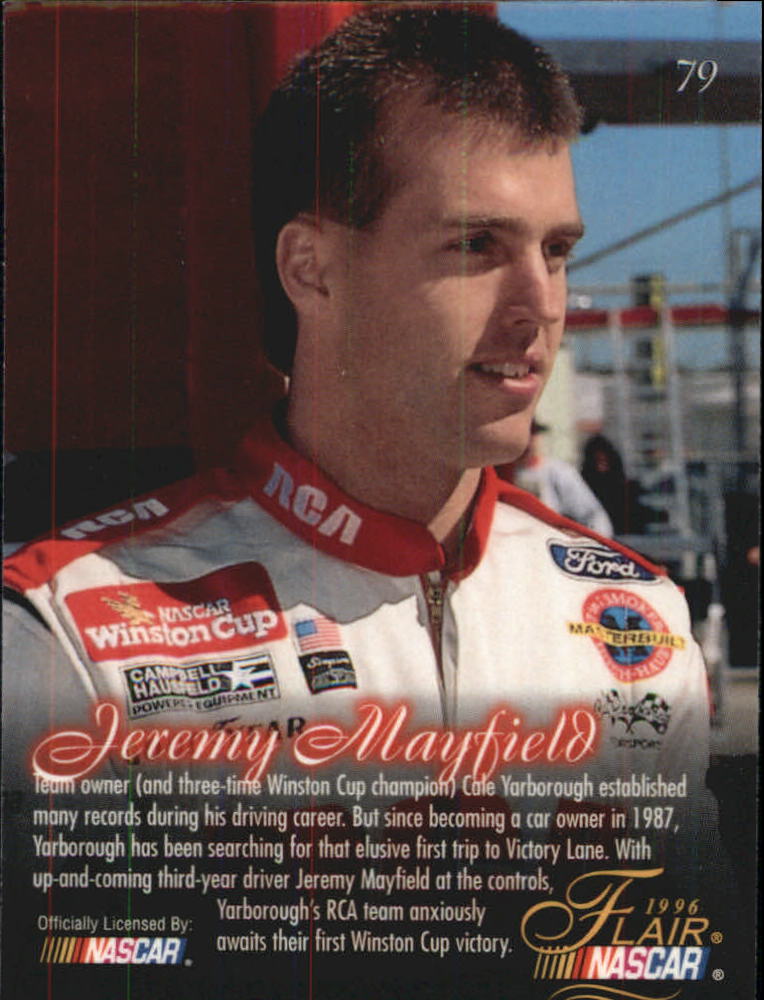 B6762- 1996 Flair Racing Card #s 1-100 -You Pick- 15+ FREE US SHIP - Picture 144 of 180