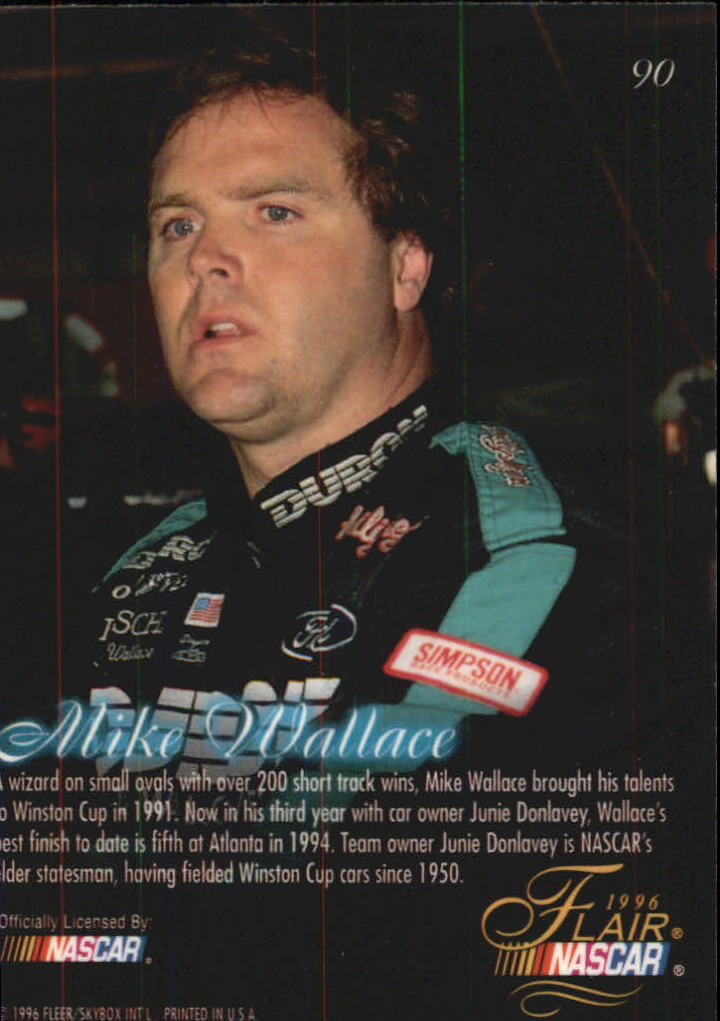 B6762- 1996 Flair Racing Card #s 1-100 -You Pick- 15+ FREE US SHIP - Picture 162 of 180