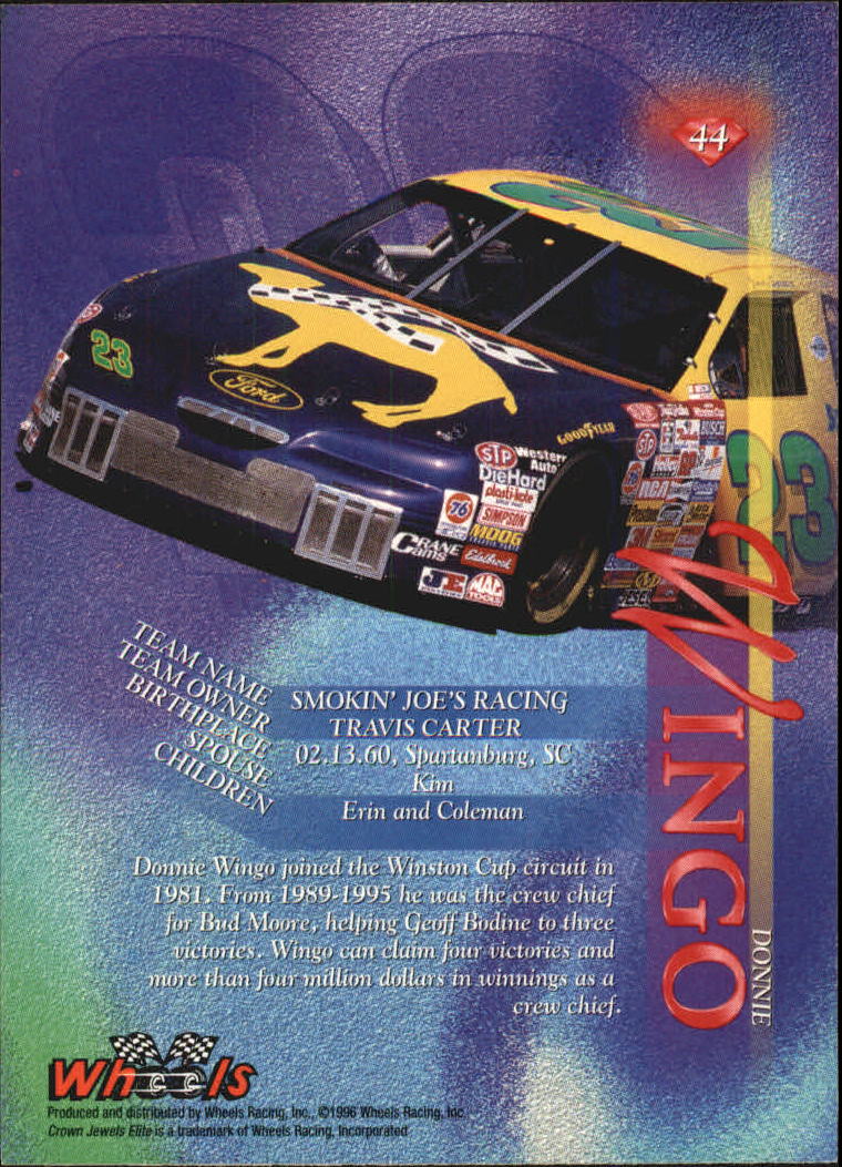 B3685- 1996 Crown Jewels Elite #s 1-78 +Parallels -You Pick- 15+ FREE US SHIP - Picture 88 of 186