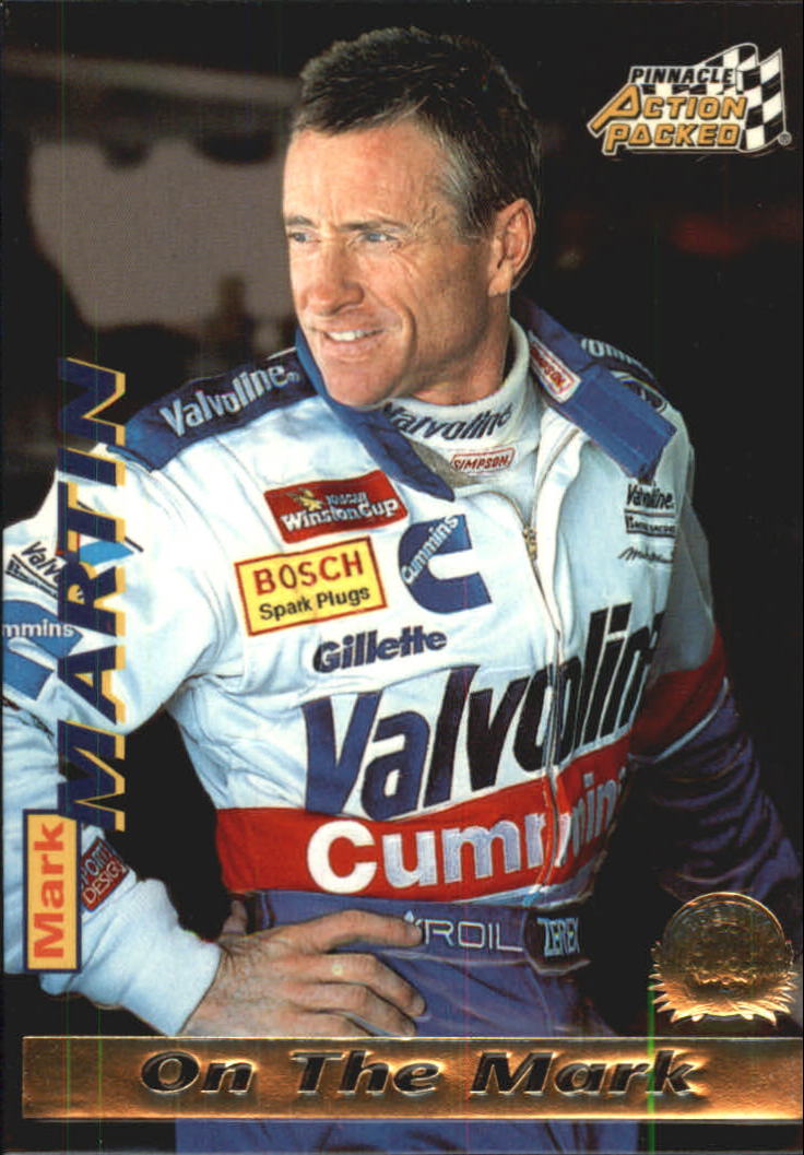 1996 Action Packed Credentials #13 Mark Martin OTM