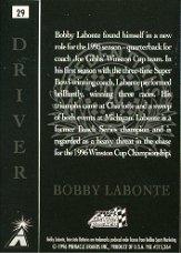 1996 Action Packed Credentials #29 Bobby Labonte back image