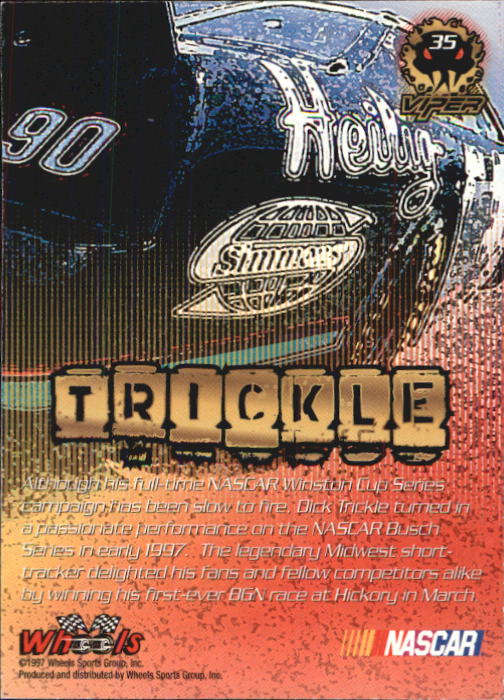 1997 Viper #35 Dick Trickle back image