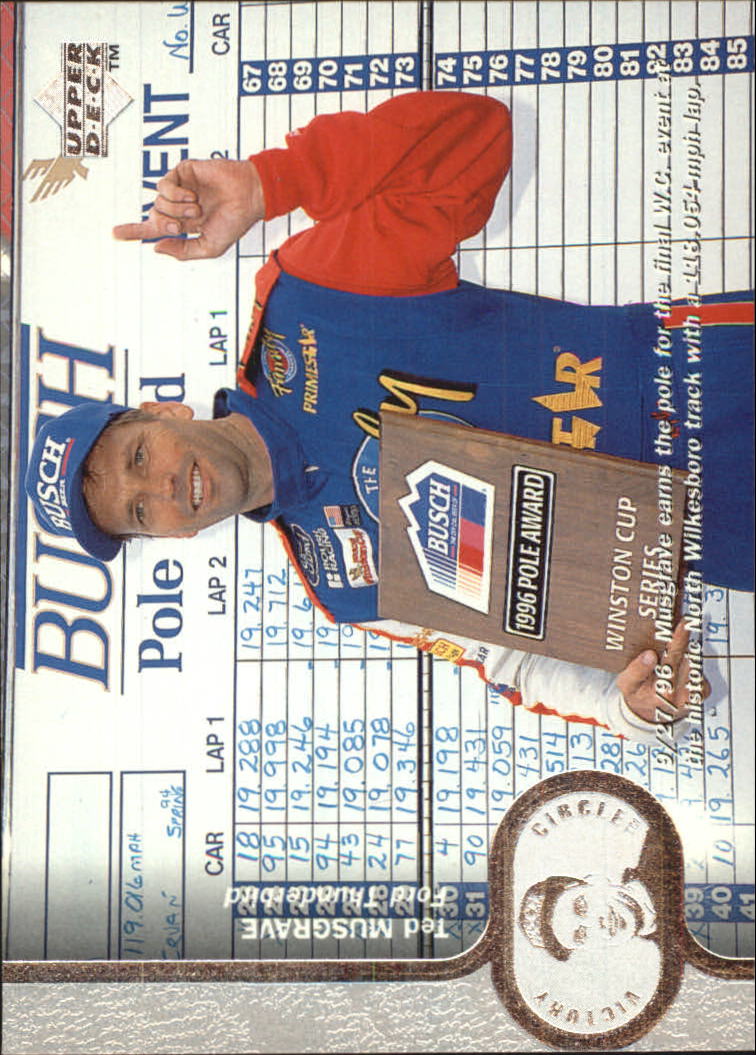 1997 Upper Deck Victory Circle #16 Ted Musgrave