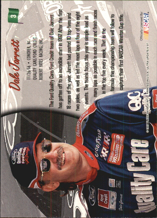 B5110- 1997 Ultra Update Racing #s 1-97 +Inserts -You Pick- 15+ FREE US SHIP - Picture 7 of 167
