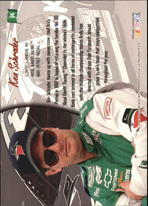 B5110- 1997 Ultra Update Racing #s 1-97 +Inserts -You Pick- 15+ FREE US SHIP - Picture 29 of 167