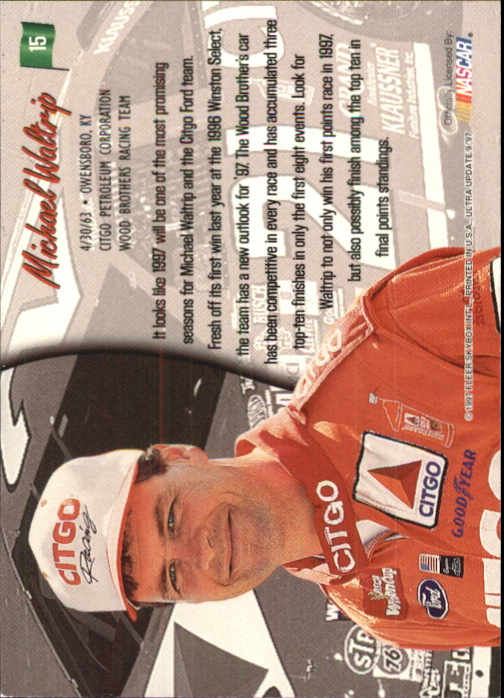 B5110- 1997 Ultra Update Racing #s 1-97 +Inserts -You Pick- 15+ FREE US SHIP - Picture 31 of 167