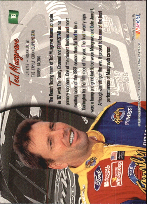 B5110- 1997 Ultra Update Racing #s 1-97 +Inserts -You Pick- 15+ FREE US SHIP - Picture 33 of 167