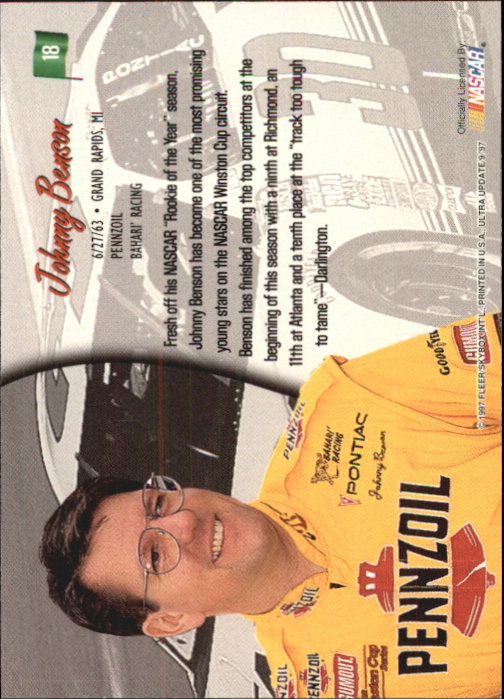 B5110- 1997 Ultra Update Racing #s 1-97 +Inserts -You Pick- 15+ FREE US SHIP - Picture 37 of 167