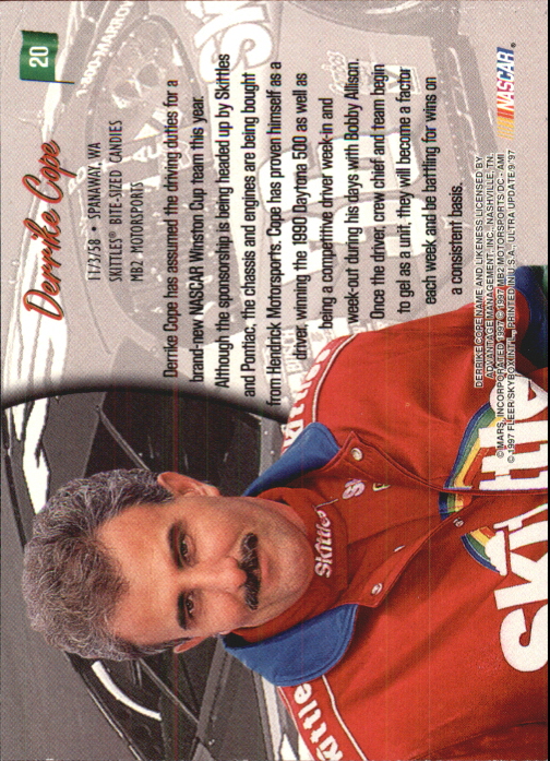 B5110- 1997 Ultra Update Racing #s 1-97 +Inserts -You Pick- 15+ FREE US SHIP - Picture 41 of 167