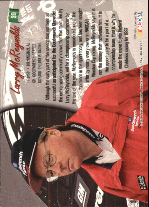 B5110- 1997 Ultra Update Racing #s 1-97 +Inserts -You Pick- 15+ FREE US SHIP - Picture 79 of 167