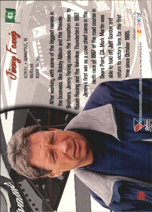 B5110- 1997 Ultra Update Racing #s 1-97 +Inserts -You Pick- 15+ FREE US SHIP - Picture 87 of 167