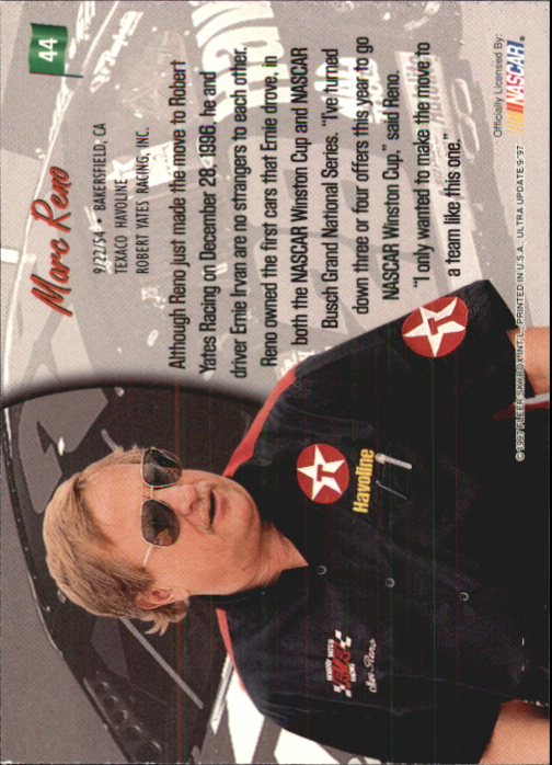 B5110- 1997 Ultra Update Racing #s 1-97 +Inserts -You Pick- 15+ FREE US SHIP - Picture 89 of 167