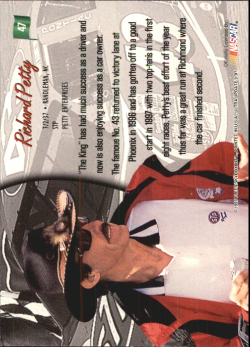 B5110- 1997 Ultra Update Racing #s 1-97 +Inserts -You Pick- 15+ FREE US SHIP - Picture 95 of 167
