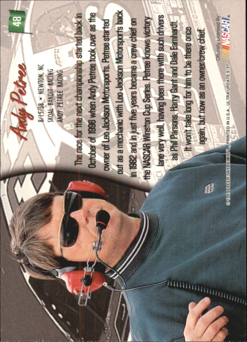 B5110- 1997 Ultra Update Racing #s 1-97 +Inserts -You Pick- 15+ FREE US SHIP - Picture 97 of 167