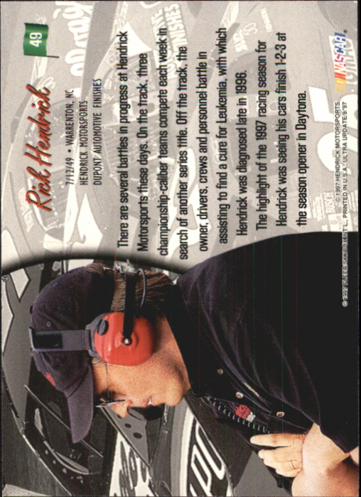 B5110- 1997 Ultra Update Racing #s 1-97 +Inserts -You Pick- 15+ FREE US SHIP - Picture 99 of 167