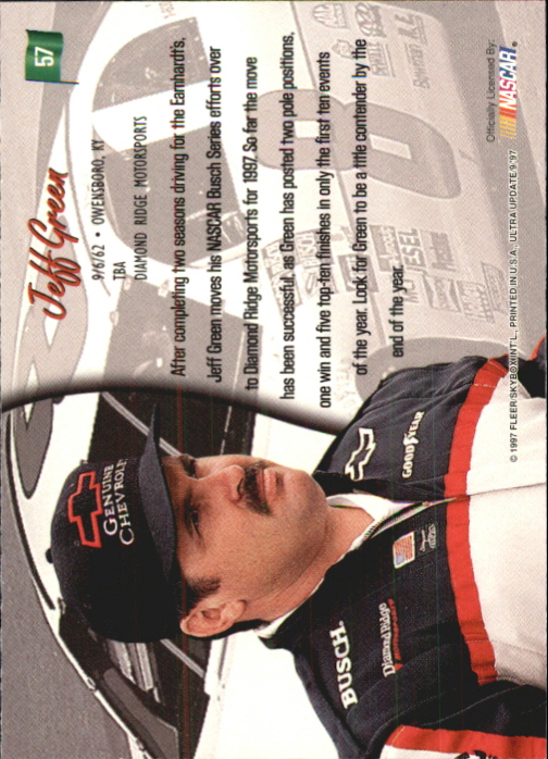 B5110- 1997 Ultra Update Racing #s 1-97 +Inserts -You Pick- 15+ FREE US SHIP - Picture 115 of 167