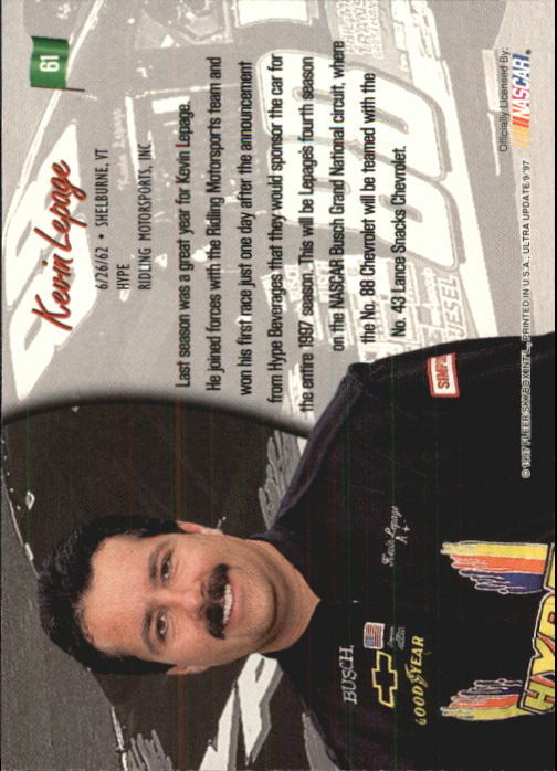 B5110- 1997 Ultra Update Racing #s 1-97 +Inserts -You Pick- 15+ FREE US SHIP - Picture 123 of 167